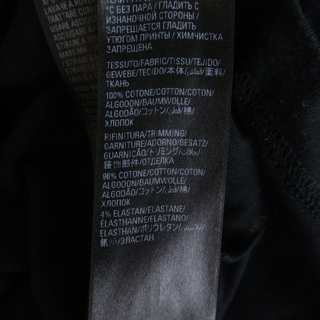 BALENCIAGA(バレンシアガ) ×ADIDAS S COTTON CREW NECK TEE アディダス コットン クルーネック半袖Tシャツ カットソー ブラック 739101 TNVA6