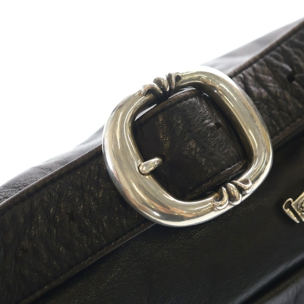 CHROME HEARTS(クロムハーツ) #1 SNAT PACK スナットパック ダガージップ ガンスリンガーベルト レザーウエストバッグ ブラック