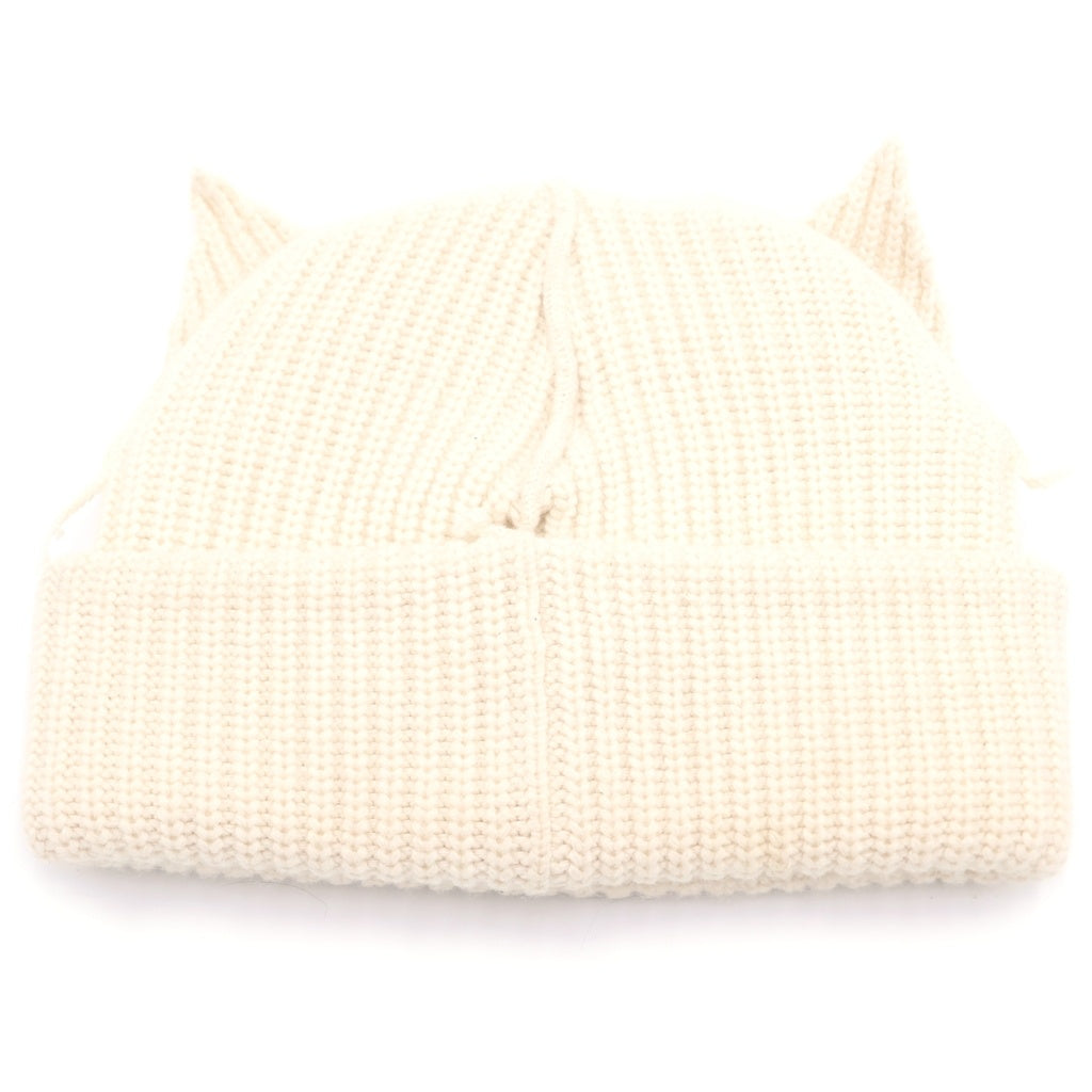 CHARLES JEFFREY LOVERBOY(チャールズジェフリーラバーボーイ) LOVERBOY CHUNKY EARS BEANIE チャンキー イアーズ ビーニー ニット帽 アイボリー レディース