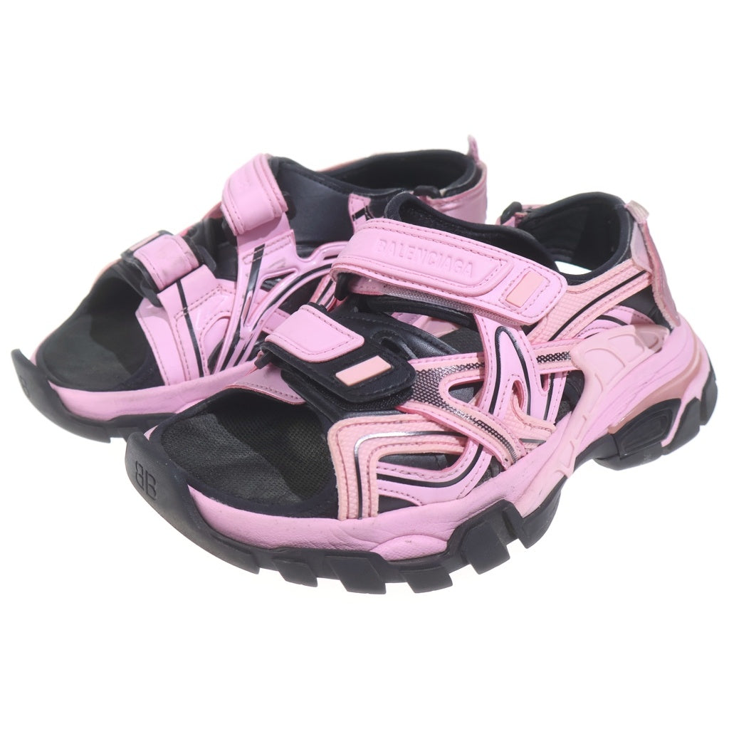 BALENCIAGA(バレンシアガ) Track Sandal トラックサンダル レディース ブラック/ピンク US5/23cm 617543