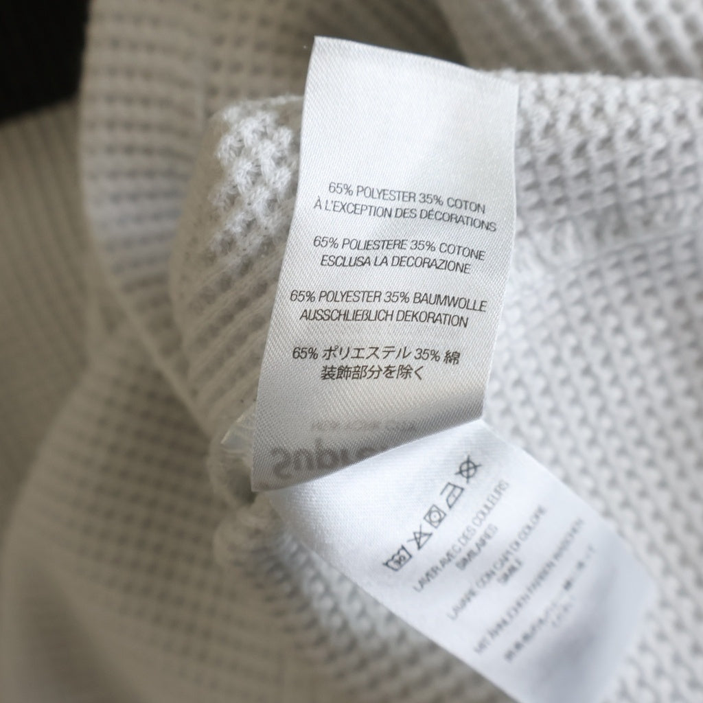 SUPREME(シュプリーム) 25SS ×GOODENOUGH Thermal ×グッドイナフ サーマル ラグランスリーブ長袖Tシャツ ブラック/ホワイト
