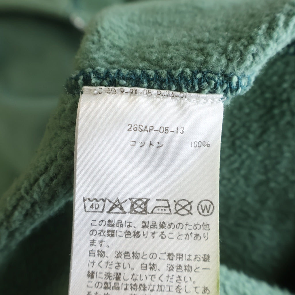 A.PRESSE(アプレッセ) 26SS Vintage Sailor Hood Half Zip Sweatshirt ヴィンテージセイラーフードハーフジップスウェットシャツ ハーフジッププルオーバーパーカー 26SAP-05-13