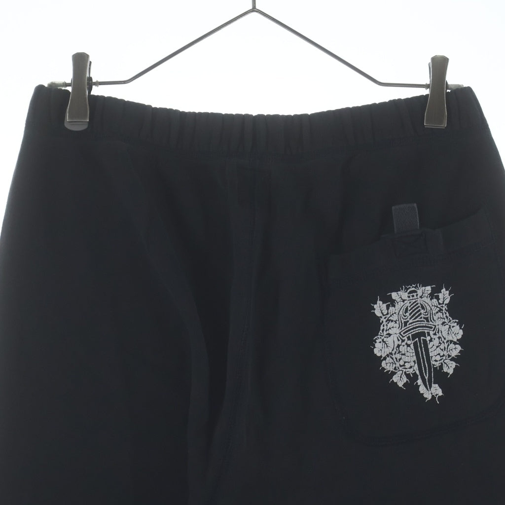 CHROME HEARTS(クロムハーツ) OLD ZIP SWEAT PANT オールド ジップ付 スウェット ロングパンツ ブラック