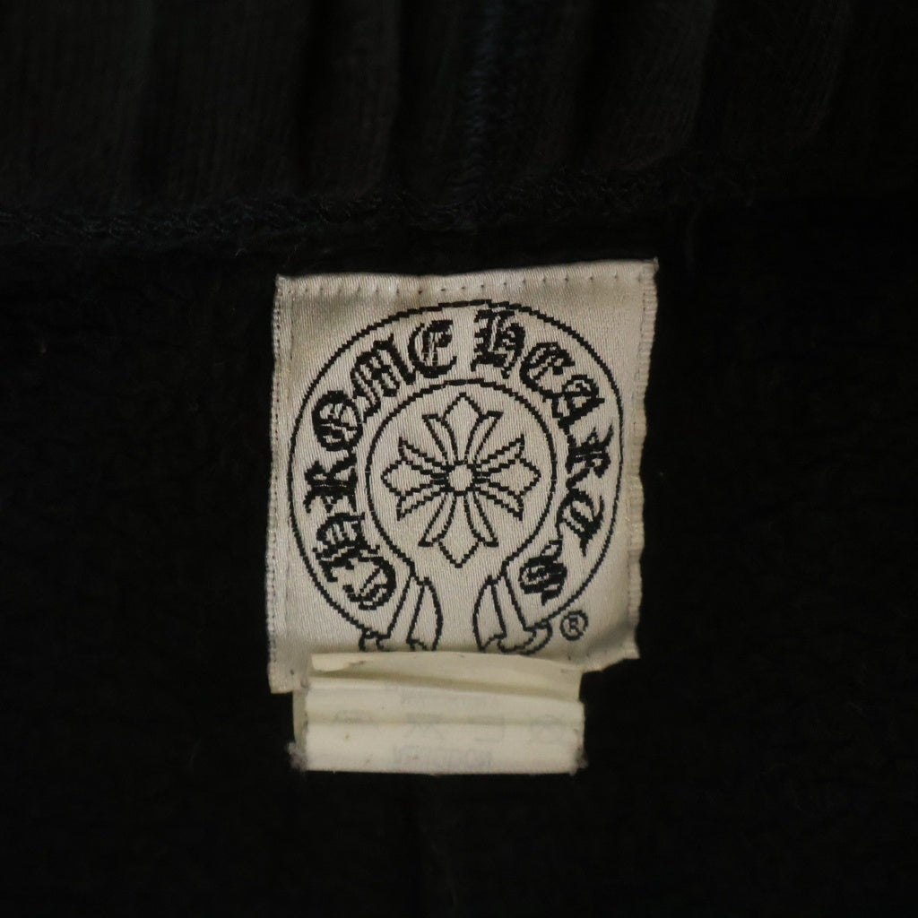 CHROME HEARTS(クロムハーツ) OLD ZIP SWEAT PANT オールド ジップ付 スウェット ロングパンツ ブラック