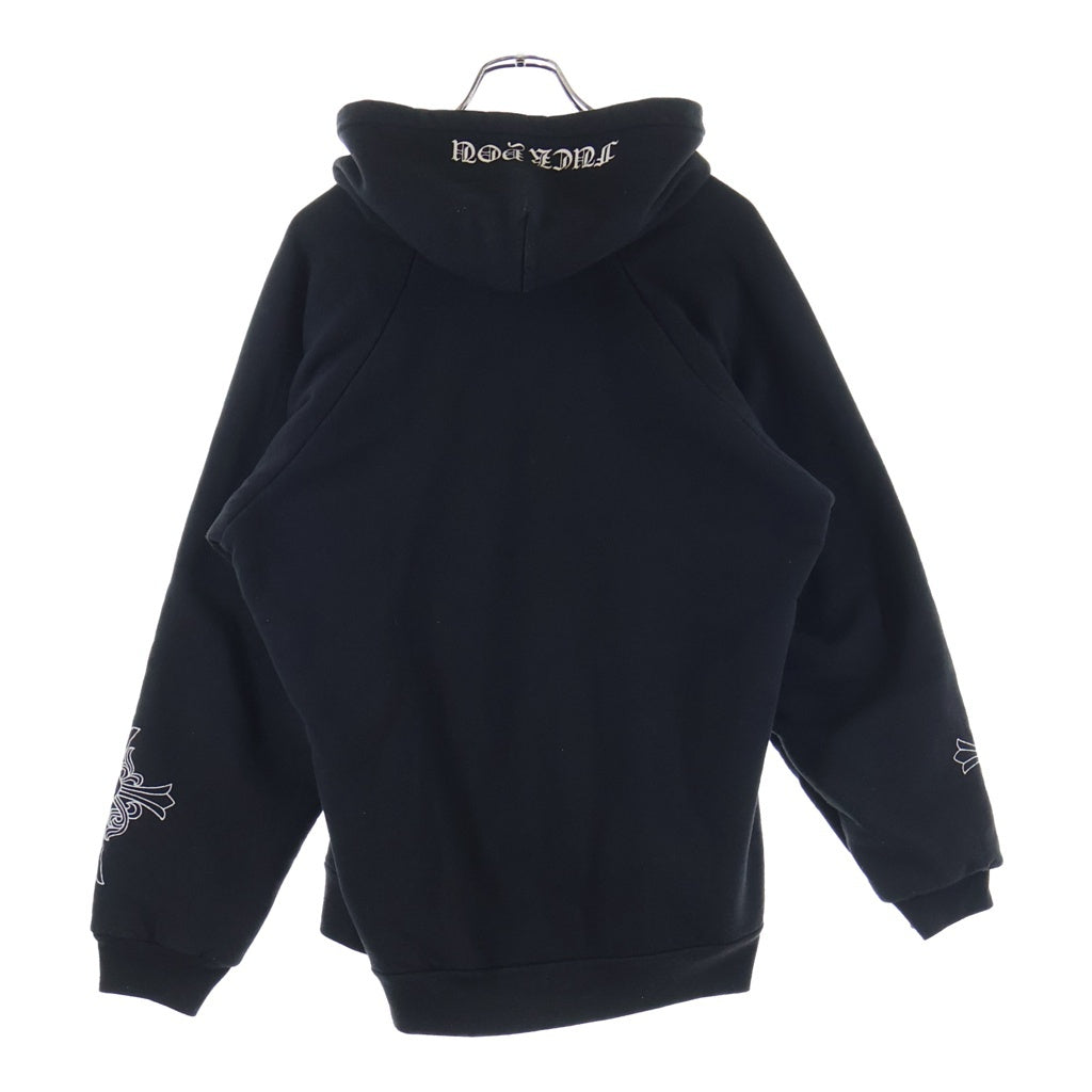 CHROME HEARTS(クロムハーツ) OLD SWTSHRT PLVR HD ヴァインダガープリント サーマル スウェットプルオーバーパーカー ブラック