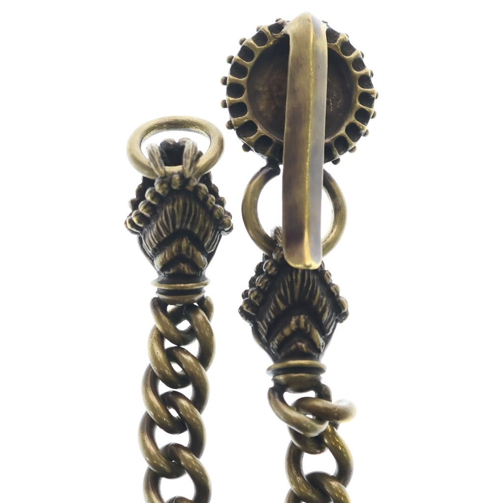 NO BRAND(ノーブランド) Deaf Breed デフブリード Custom Wallet Chain カスタムウォレットチェーン 真鍮フックウォレットチェーン ゴールド