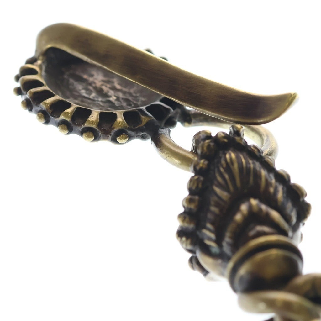 NO BRAND(ノーブランド) Deaf Breed デフブリード Custom Wallet Chain カスタムウォレットチェーン 真鍮フックウォレットチェーン ゴールド