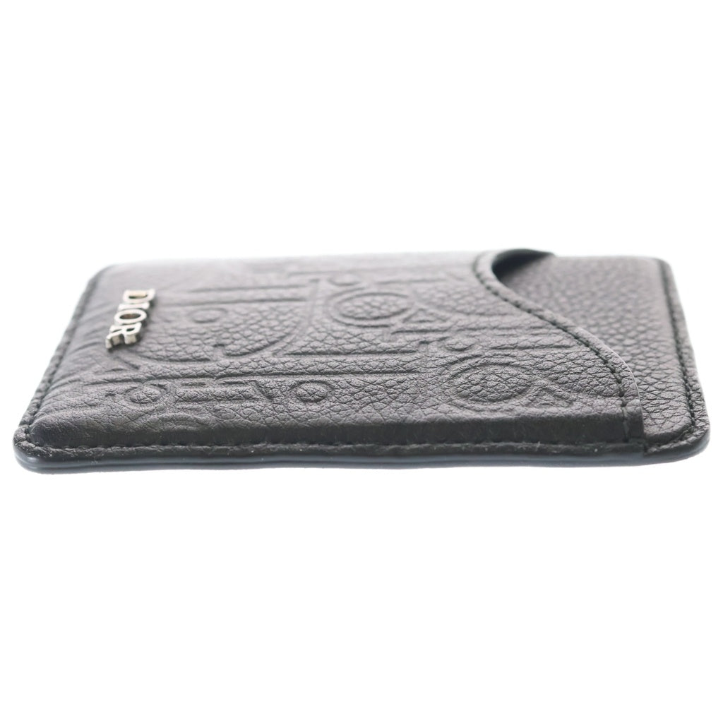 Christian Dior(クリスチャンディオール) SADDLE サドル マグネット カードホルダー 14BO 0274 ブラック レディース