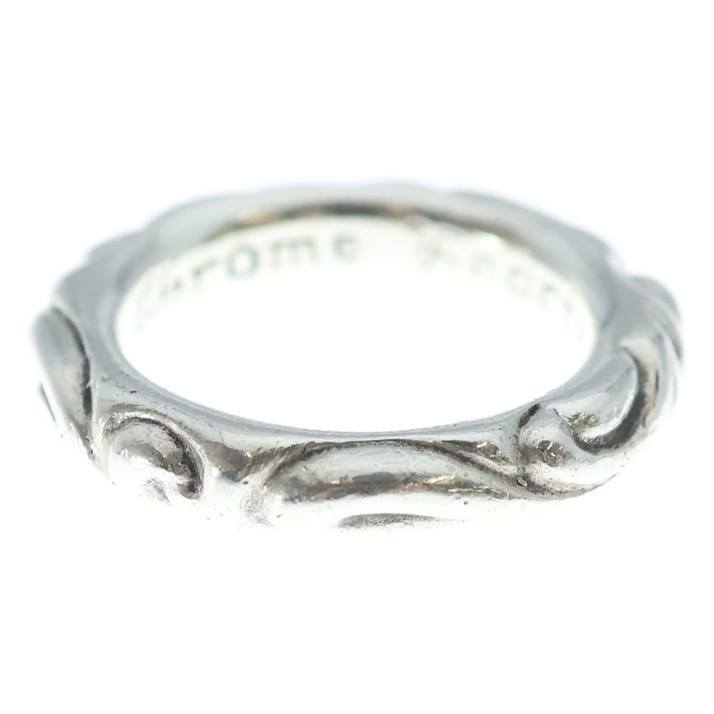 CHROME HEARTS(クロムハーツ) SCRL BAND スクロールバンド リング シルバー BCA351