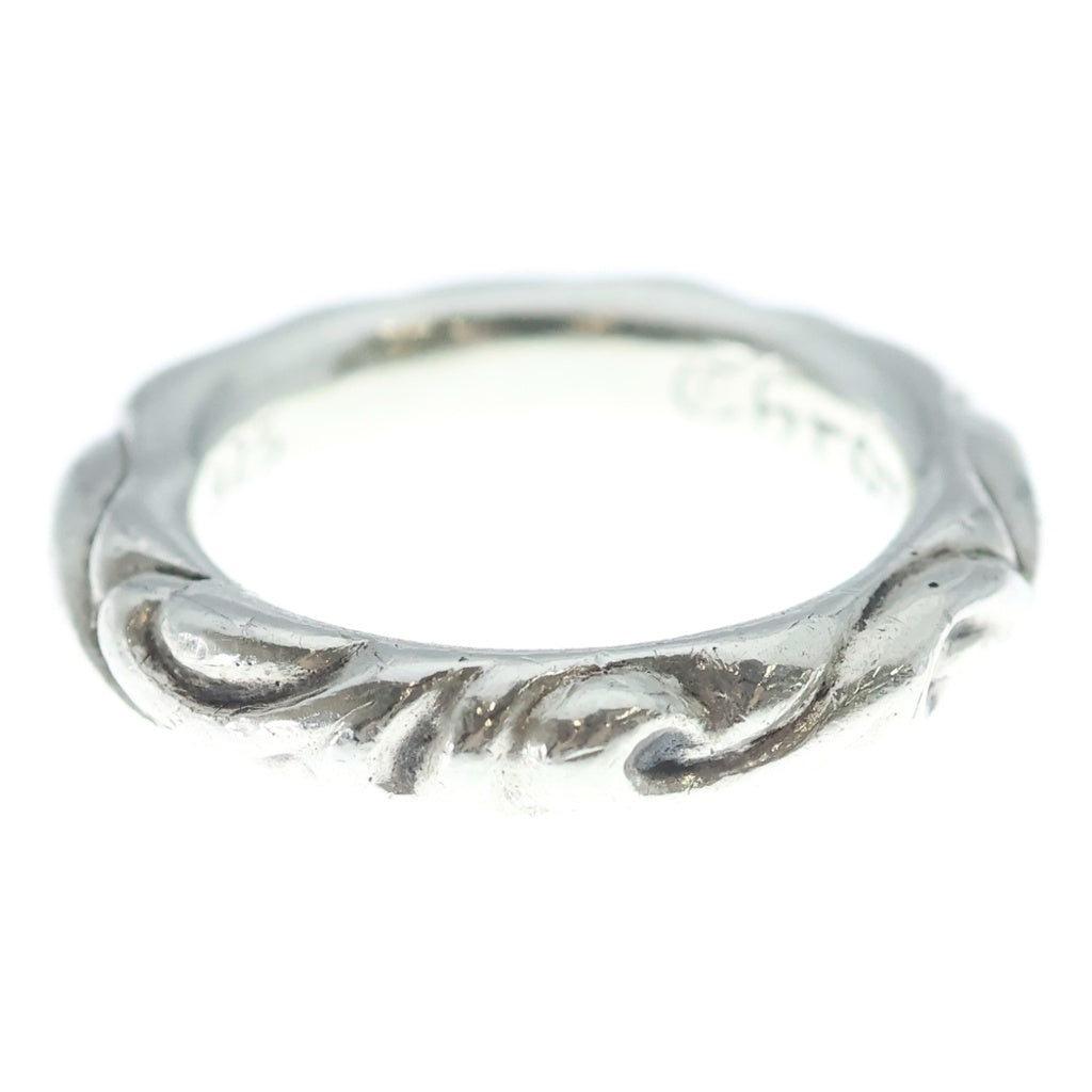 CHROME HEARTS(クロムハーツ) SCRL BAND スクロールバンド リング シルバー BCA351