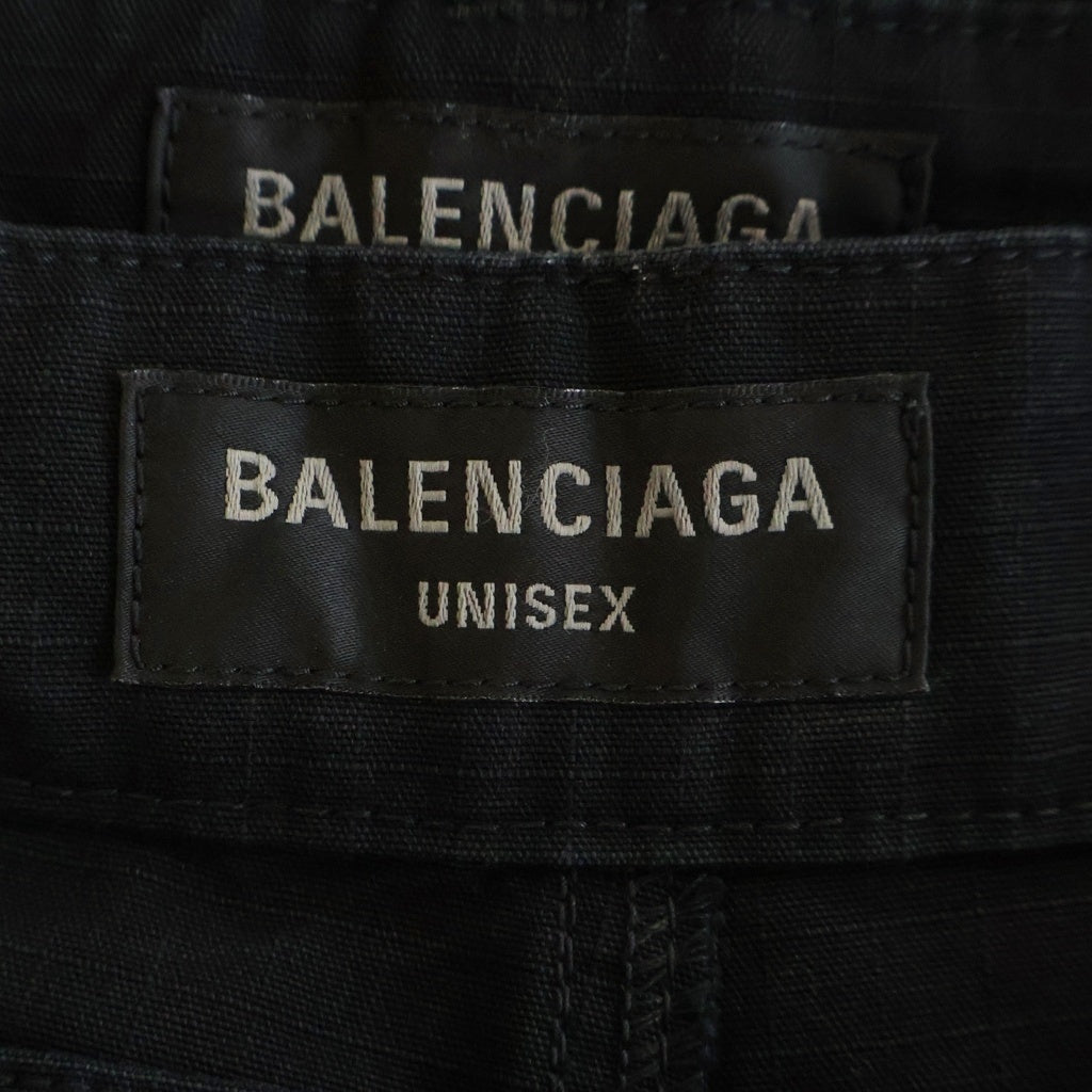 BALENCIAGA(バレンシアガ) Apron Cargo Pants Skirt エプロン スカート カーゴパンツ ブラック 748599 TKP27