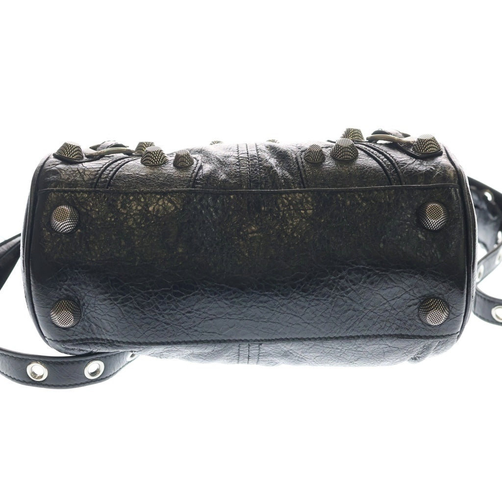 BALENCIAGA(バレンシアガ) Le Cagole Cylinder Bag ル カゴール レザーシリンダーバッグ ショルダーバッグ ブラック 771716 レディース