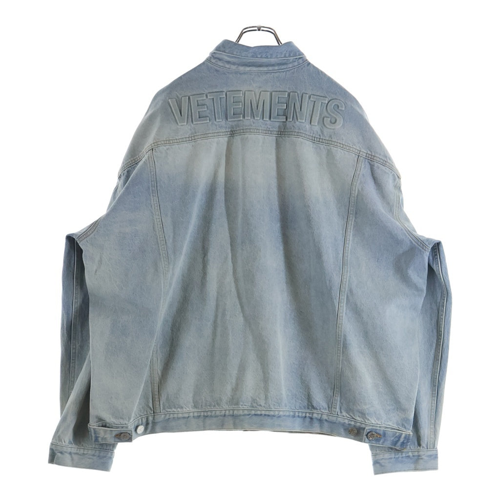 VETEMENTS(ヴェトモン) 24SS LOGO DENIM JACKET ロゴデニムジャケット インディゴ