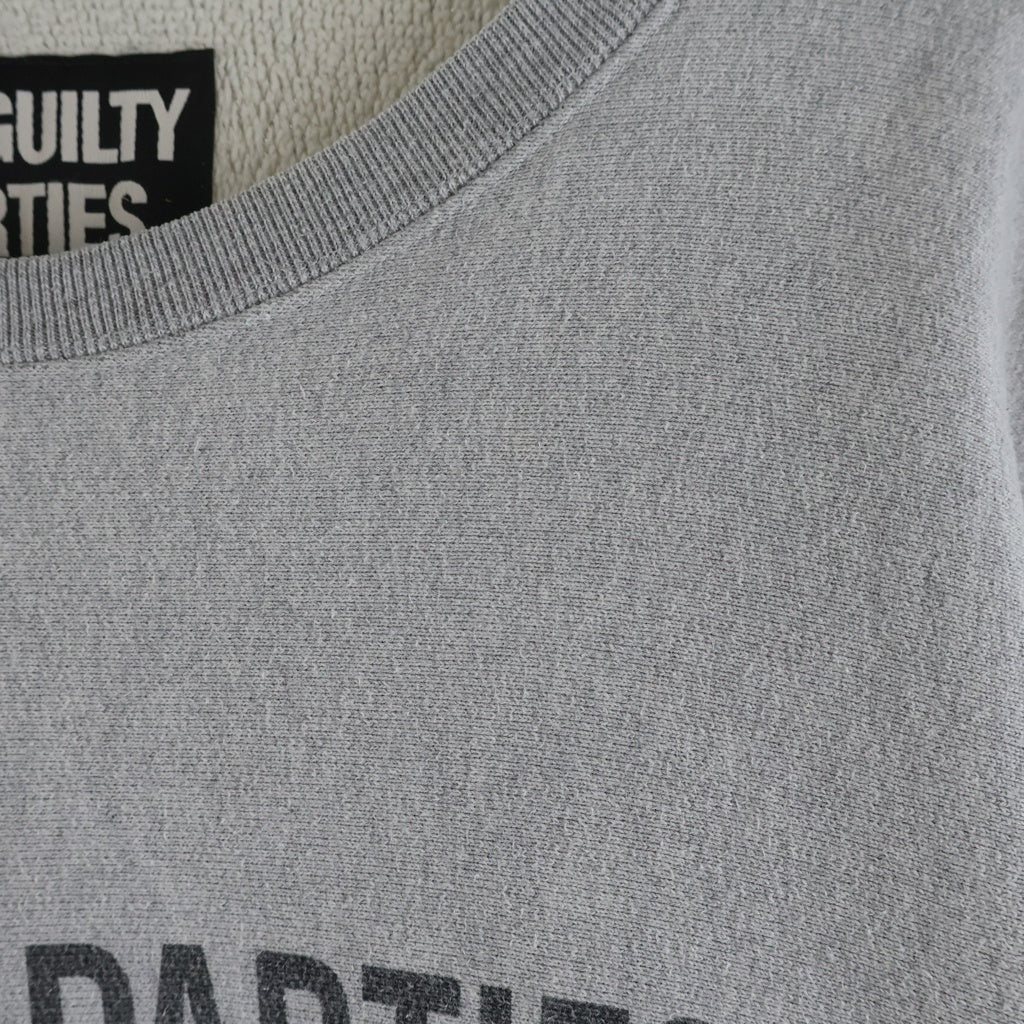 WACKO MARIA(ワコマリア) MIDDLE WEIGHT SWEAT SHIRT ミドルウェイト ロゴプリント クルーネックスウェットトレーナー グレー