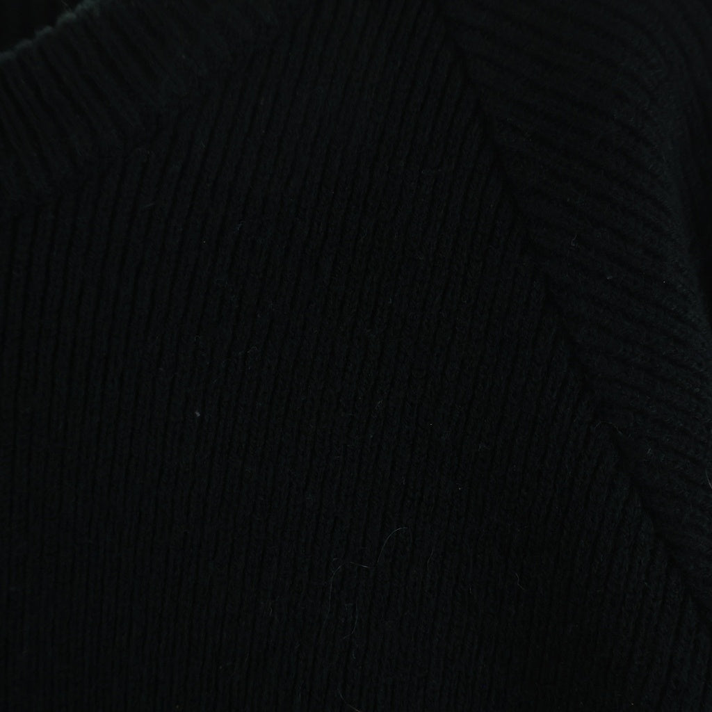 COMME des GARCONS CDG(コムデギャルソン シーディージー) × LOCHAVEN of Scotland ロックエーベン SIDE SLIT KNIT SWEATER サイドスリット ニットセーター ブラック SZ-N005
