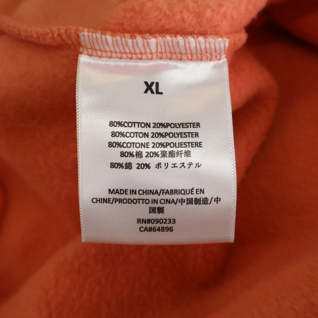 FEAR OF GOD ESSENTIALS(フィアオブゴッド エッセンシャルズ) Felt Logo Pull Over Hoodie フェルトロゴプルオーバーフーディー フーデットスウェットパーカー オレンジ