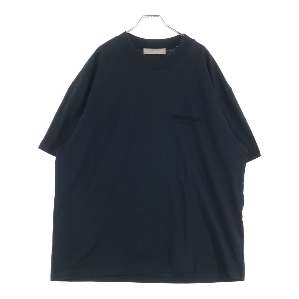 FEAR OF GOD ESSENTIALS(フィアオブゴッド エッセンシャルズ) Felt Logo S/S T-Shirts フェルトロゴショートスリーブTシャツ クルーネック半袖Tシャツ ブラック