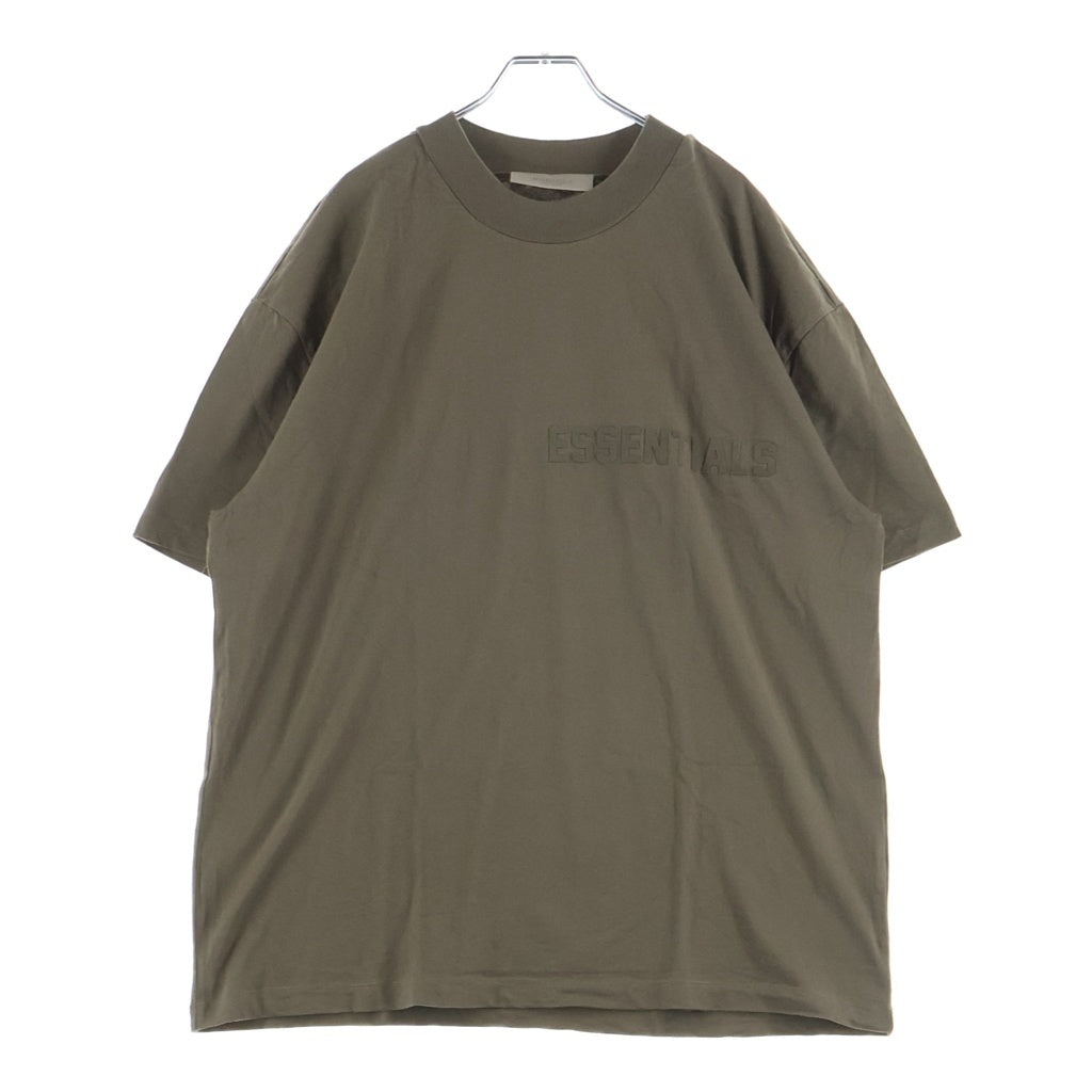 FEAR OF GOD ESSENTIALS(フィアオブゴッド エッセンシャルズ) Felt Logo S/S T-Shirts フェルトロゴショートスリーブTシャツ クルーネック半袖Tシャツ ベージュ