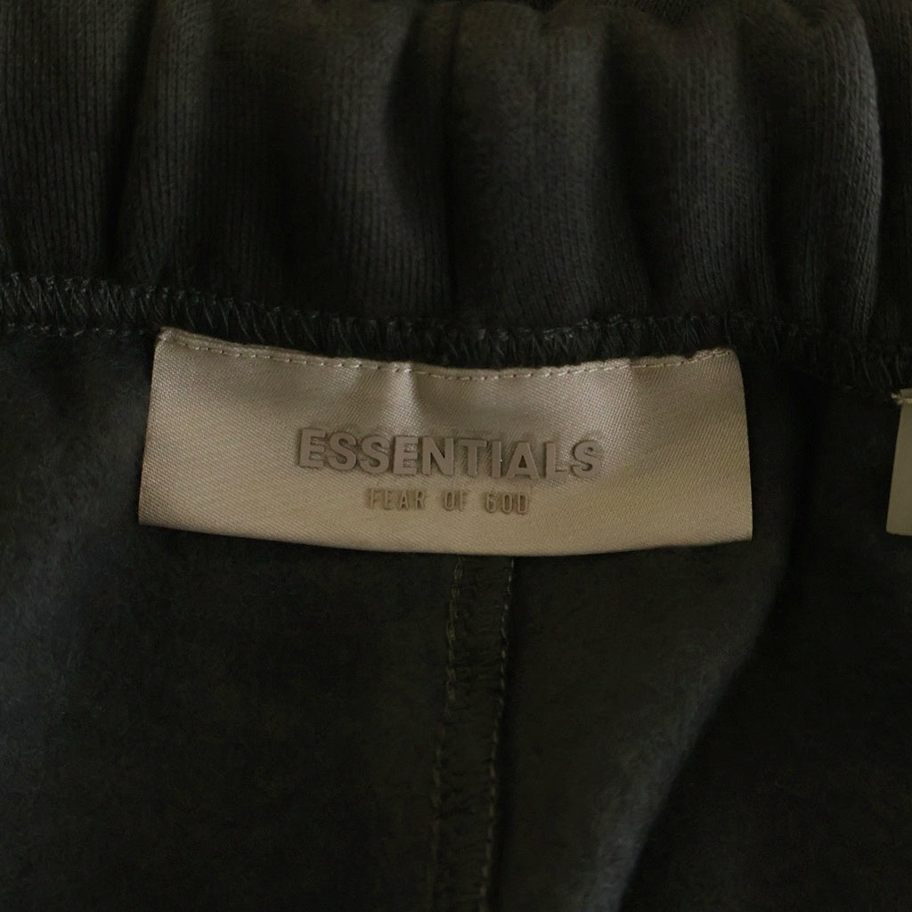 FEAR OF GOD ESSENTIALS(フィアオブゴッド エッセンシャルズ) 1977 Felt Logo Sweat Half Pants フェルトロゴスウェットハーフパンツ ショーツ ブラウン