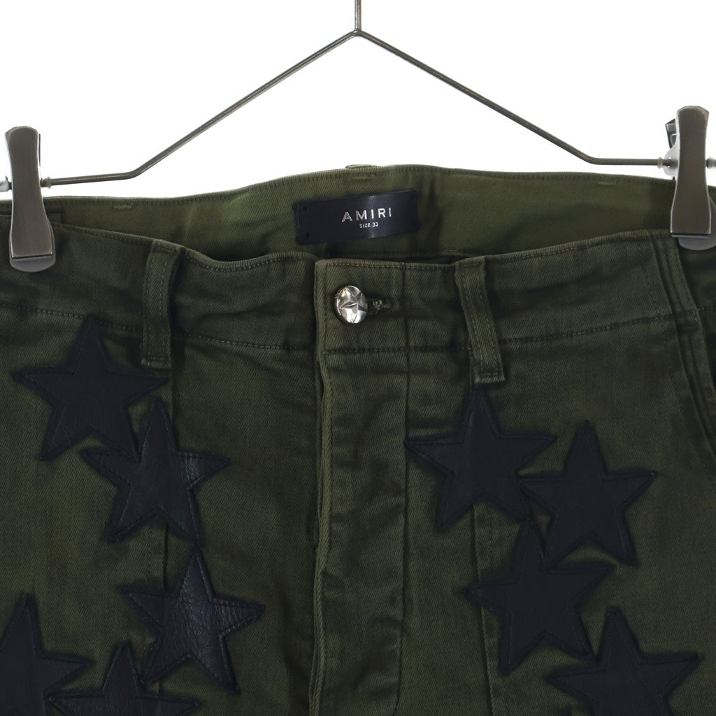 AMIRI(アミリ) ×Chemist Tactical Cargo Pant ケミスト スターパッチ カーゴパンツ カーキ