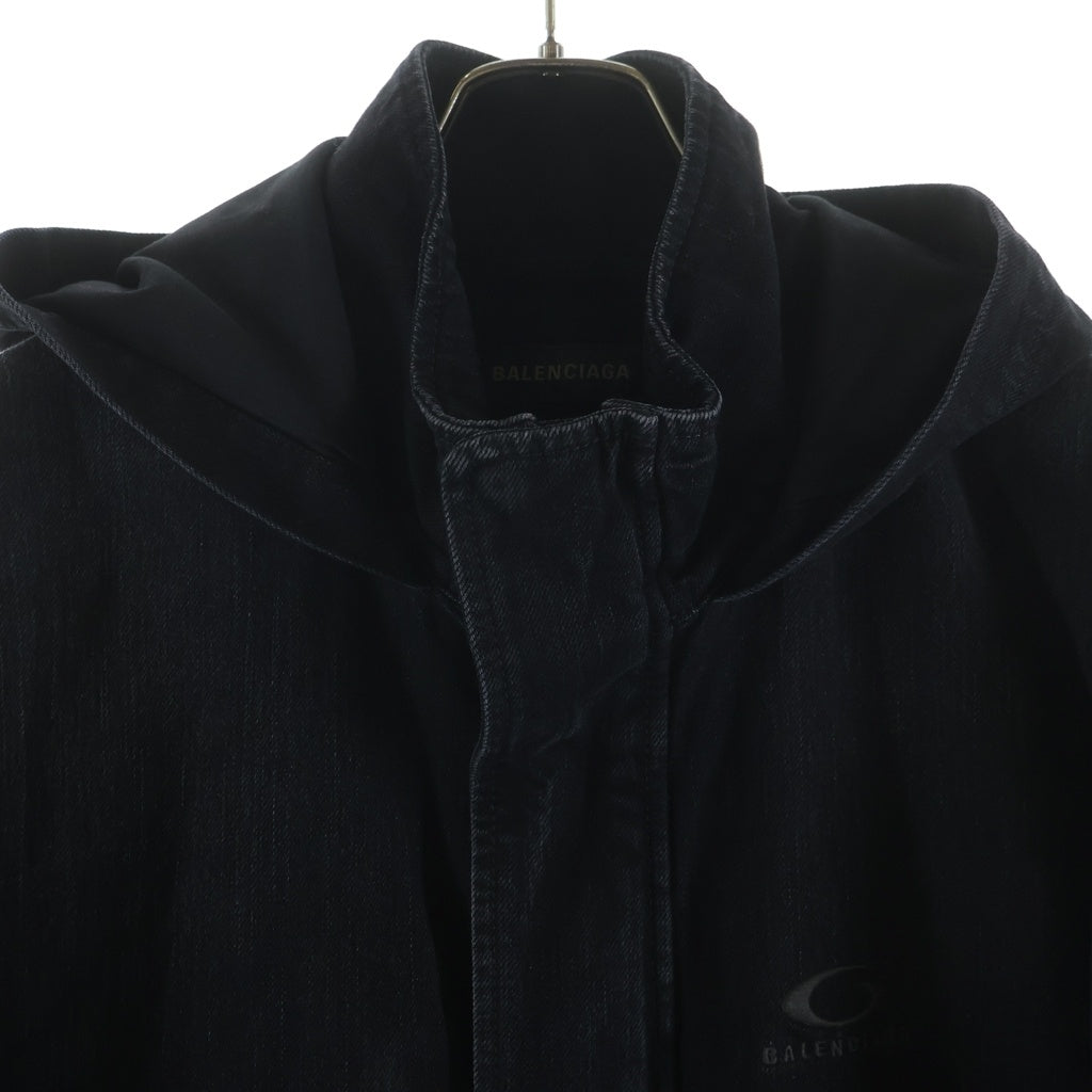 BALENCIAGA(バレンシアガ) HOODED WORKWEAR JACKET フーデッド ワークウェア ジャケット アウター 850057 TTW67 ブラック