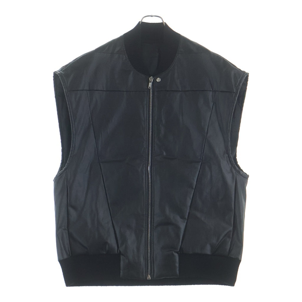 Rick Owens(リックオウエンス) 24SS Jumbo Flight ジャンボ フライト ベスト ジャケット RU01D3761-SCT ブラック