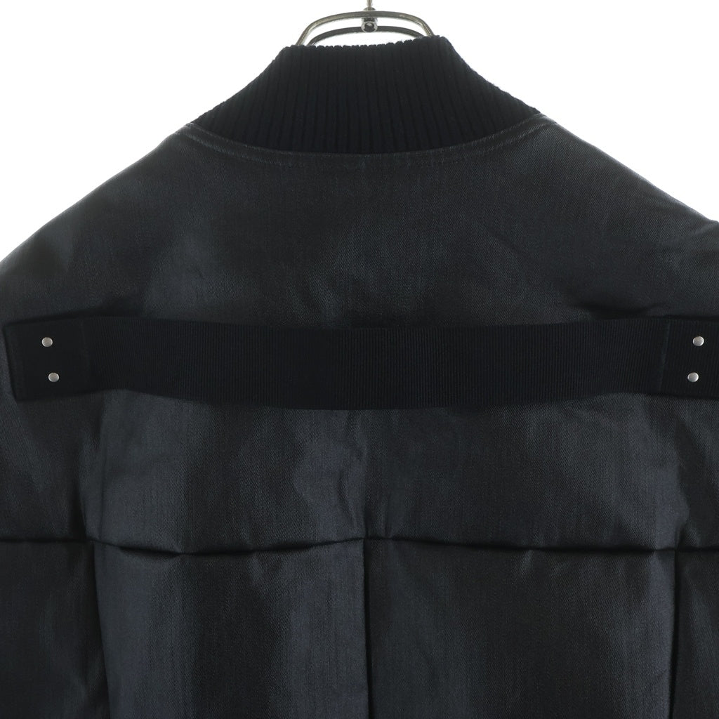 Rick Owens(リックオウエンス) 24SS Jumbo Flight ジャンボ フライト ベスト ジャケット RU01D3761-SCT ブラック