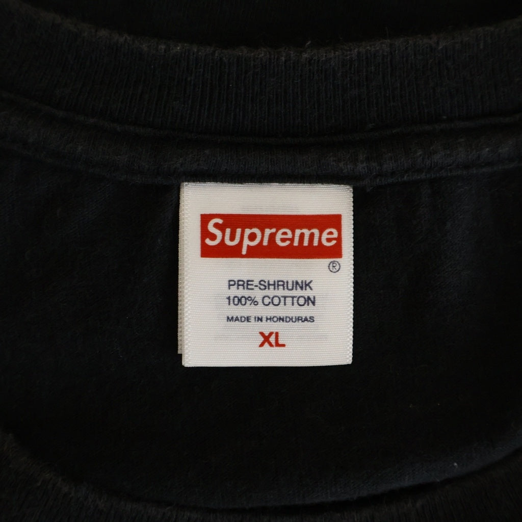 SUPREME(シュプリーム) 24AW Fuck Money Tee ファック マネー バックプリント 半袖Tシャツ カットソー ブラック