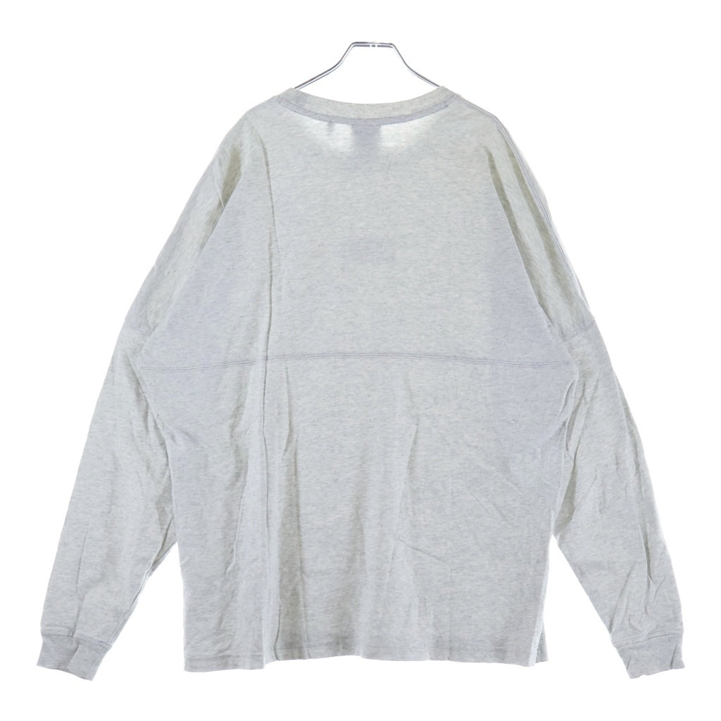 KITH(キス) フロントロゴプリント 長袖Tシャツ カットソー クルーネックス グレー