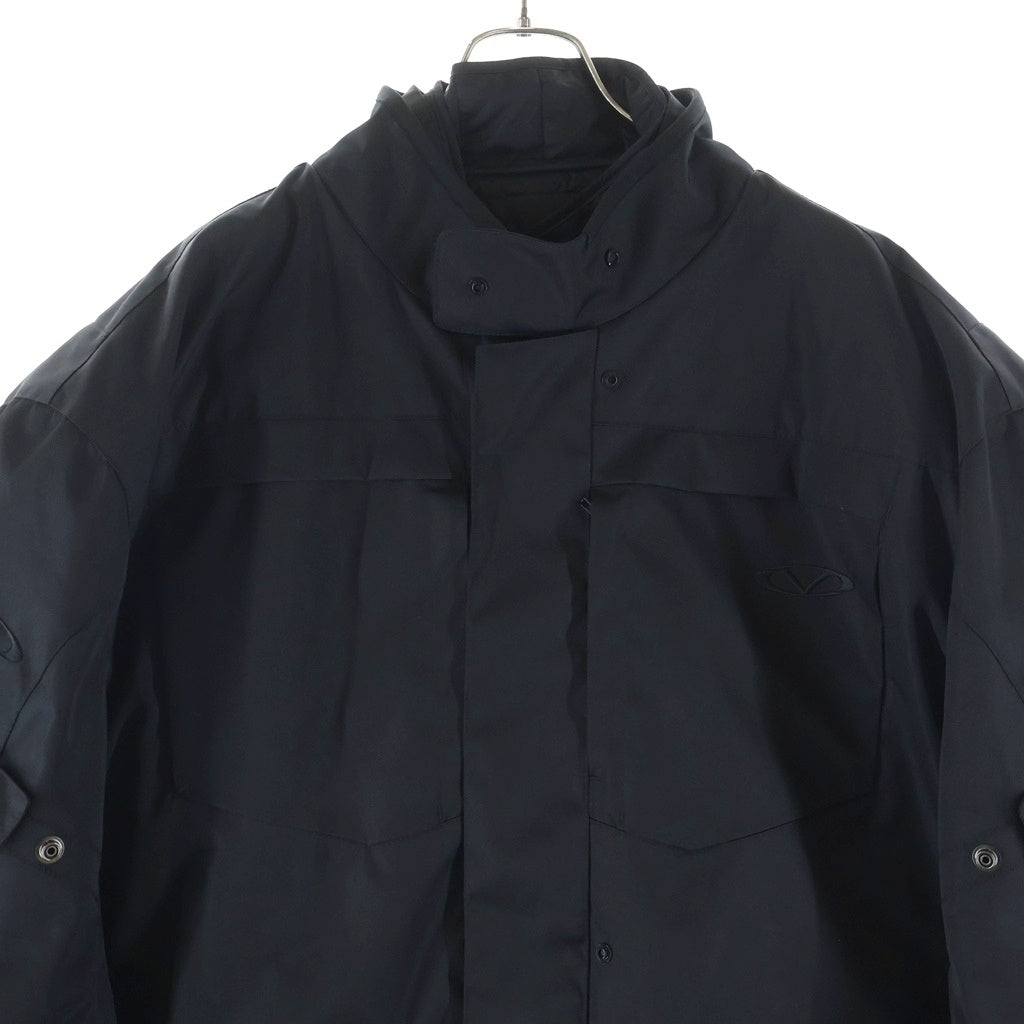 VETEMENTS(ヴェトモン) MULTI POCKET JACKET マルチポケット キルティングライナー付き ジャケット ブラック