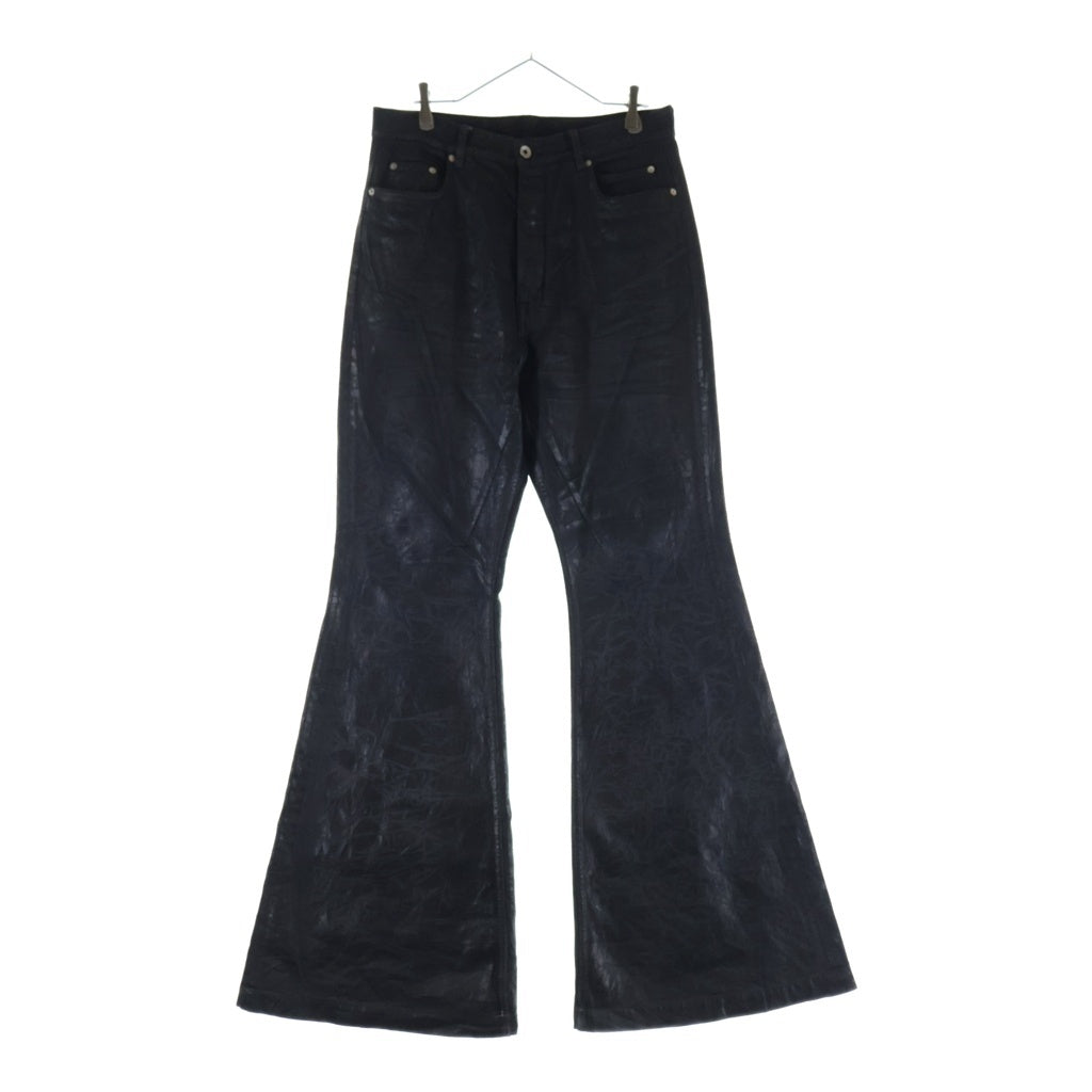 DRKSHDW(ダークシャドウ) 25AW Bolan Bootcut Pants ボラン ブーツカット コーティング パンツ ブラック DU02E7365-BMC