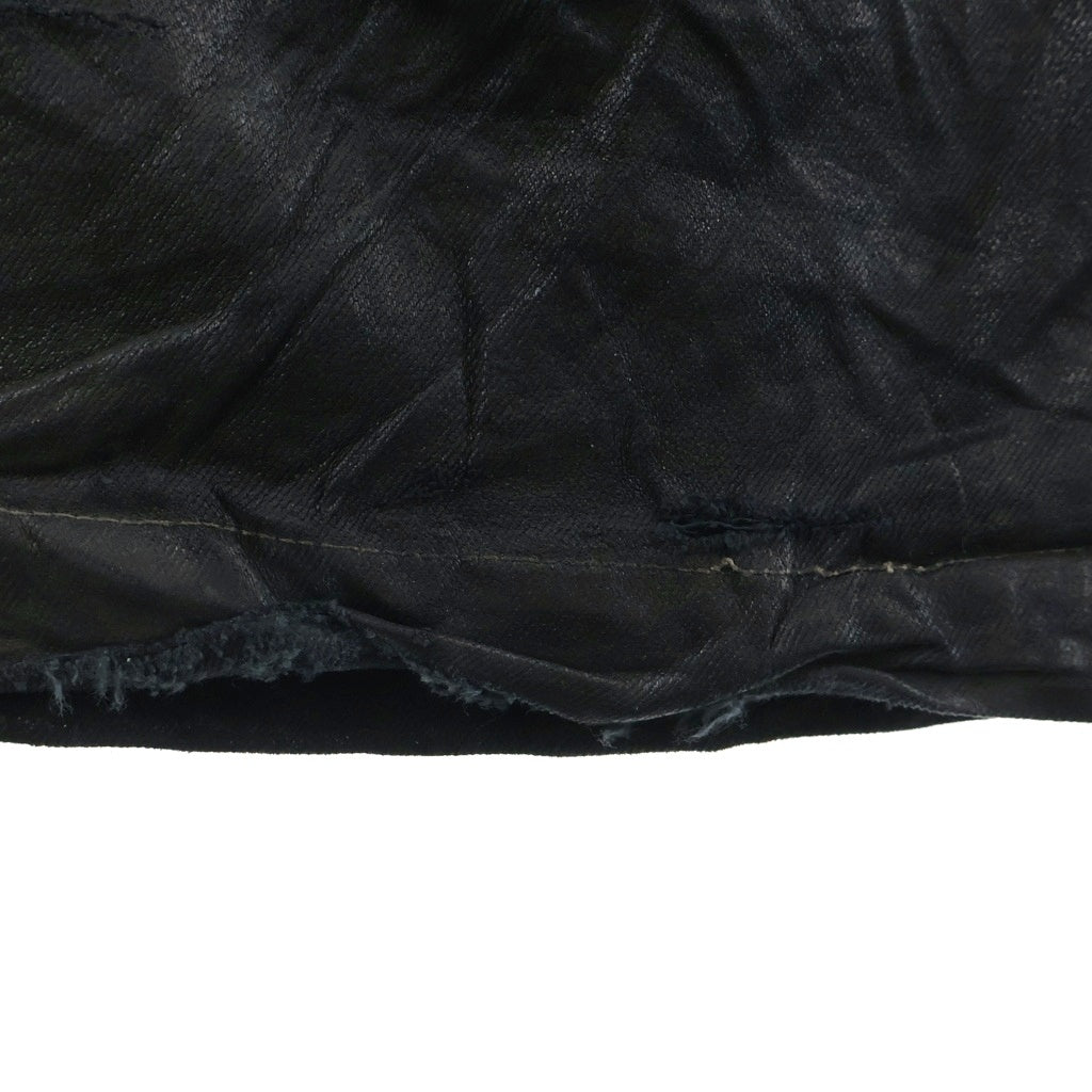 DRKSHDW(ダークシャドウ) 25AW Bolan Bootcut Pants ボラン ブーツカット コーティング パンツ ブラック DU02E7365-BMC
