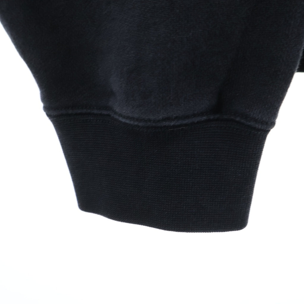 VETEMENTS(ヴェトモン) ICONIC LOGO ZIP-UP HOODIE ロゴプリント ジップアップ パーカー ブラック