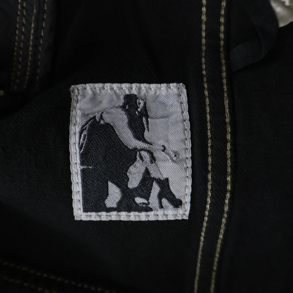 DRKSHDW(ダークシャドウ) MEGACRUST DENIM TRUCKER JACKET コーティング加工 デニムトラッカージャケット ブラック DU02D2751-BMC