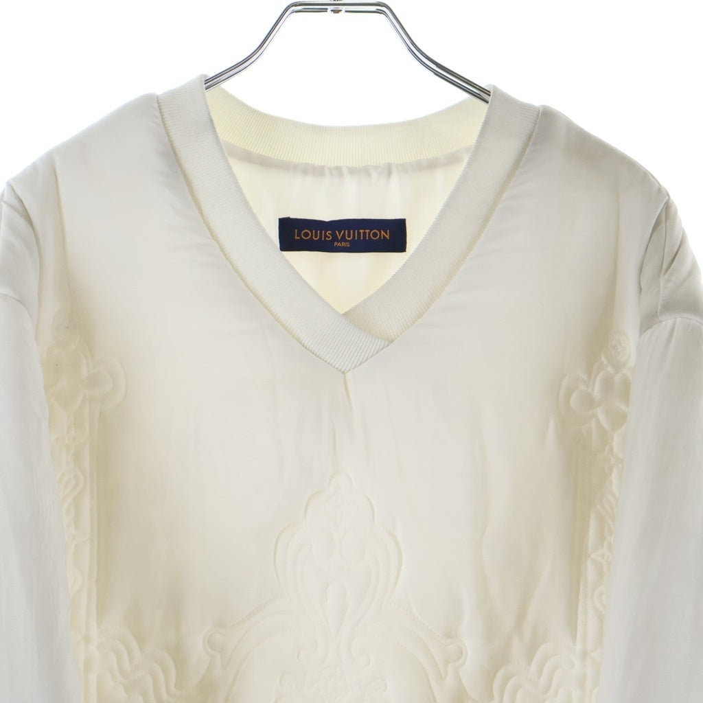 LOUIS VUITTON(ルイヴィトン) 23SS オーナメントパデッド Vネック プルオーバー ホワイト RM222 OF3 HNB65W