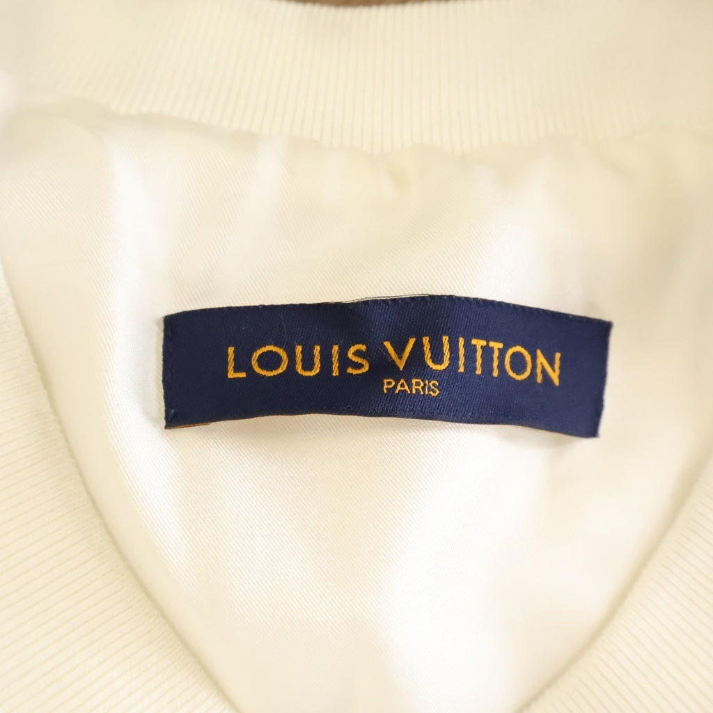 LOUIS VUITTON(ルイヴィトン) 23SS オーナメントパデッド Vネック プルオーバー ホワイト RM222 OF3 HNB65W