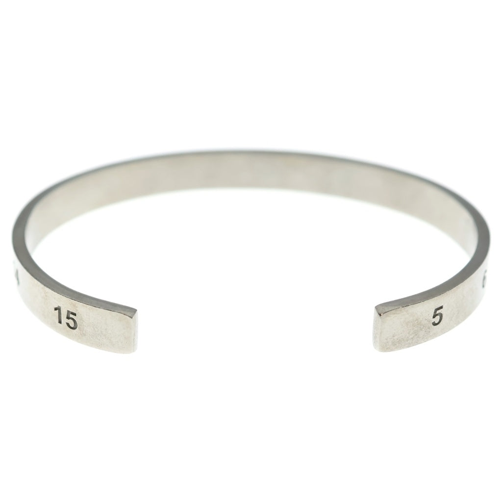 Maison Margiela(メゾンマルジェラ) ナンバリングカフ ブレスレット シルバー SI8UY0003 SV0129
