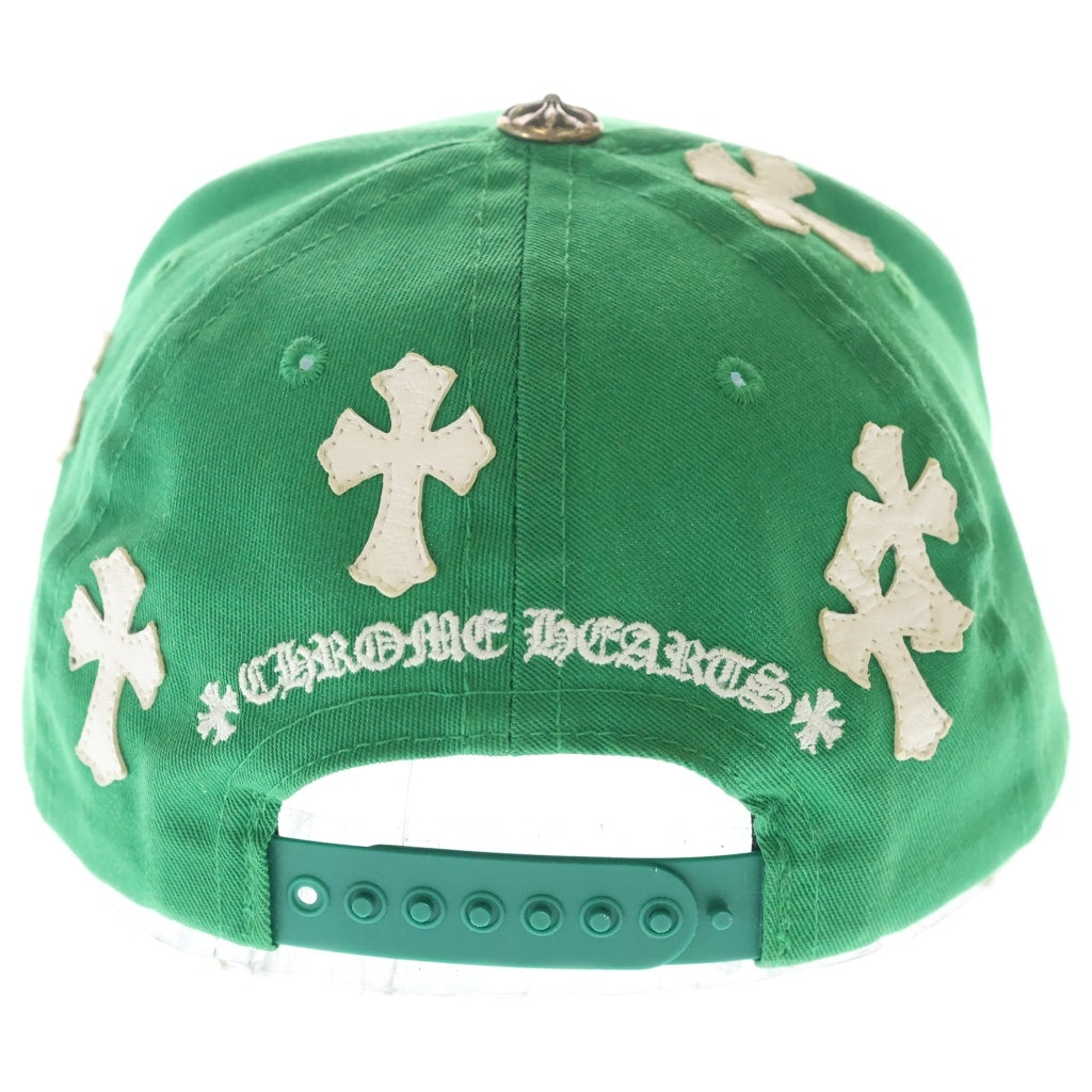 CHROME HEARTS(クロムハーツ) CH HAT CH刺繍クロスパッチベースボールキャップ グリーン