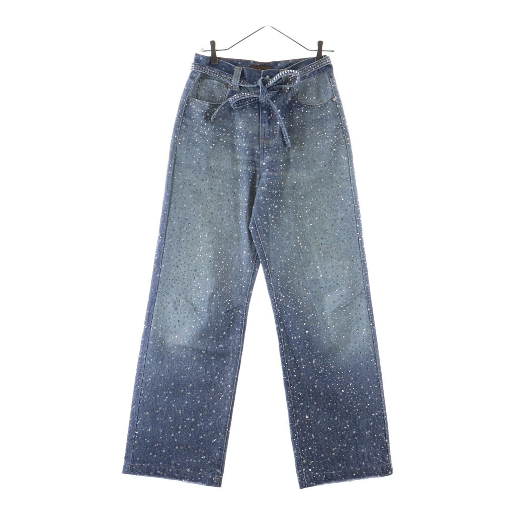 BIRTH OF ROYAL CHILD(バースオブロイヤルチャイルド) Swarovski Diamond Pants スワロフスキー デニムパンツ インディゴ