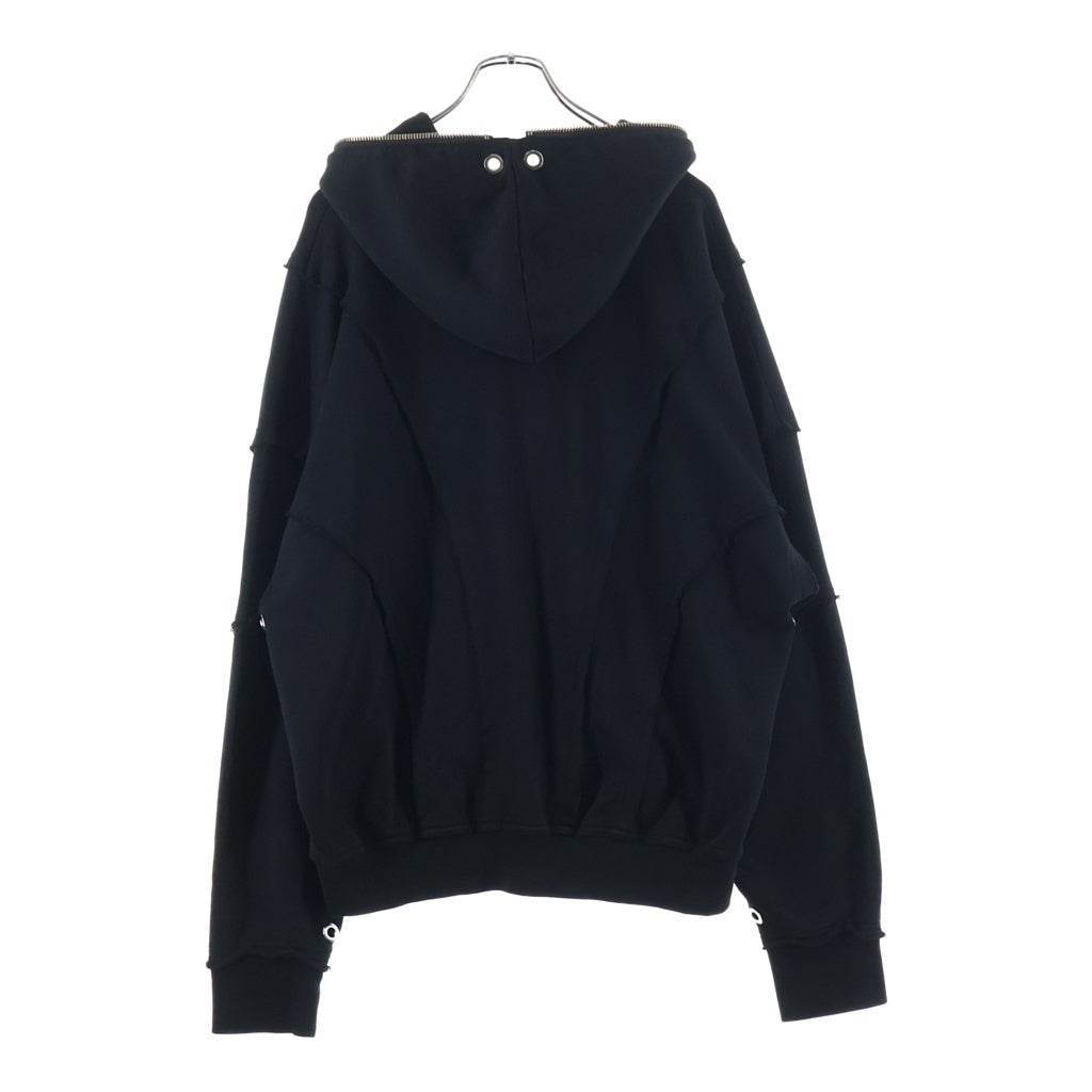 BREATH(ブレス) 26SS FADE ZIP UP HOODIE TYPE-2 フェードジップアップフーディー スウェットパーカー BR26SS-C5003 ブラック