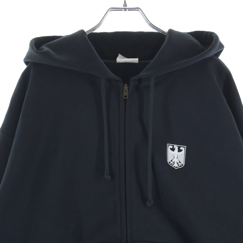VETEMENTS(ヴェトモン) 25AW POLIZEI OVERSIZED ZIP HOODIE オーバー