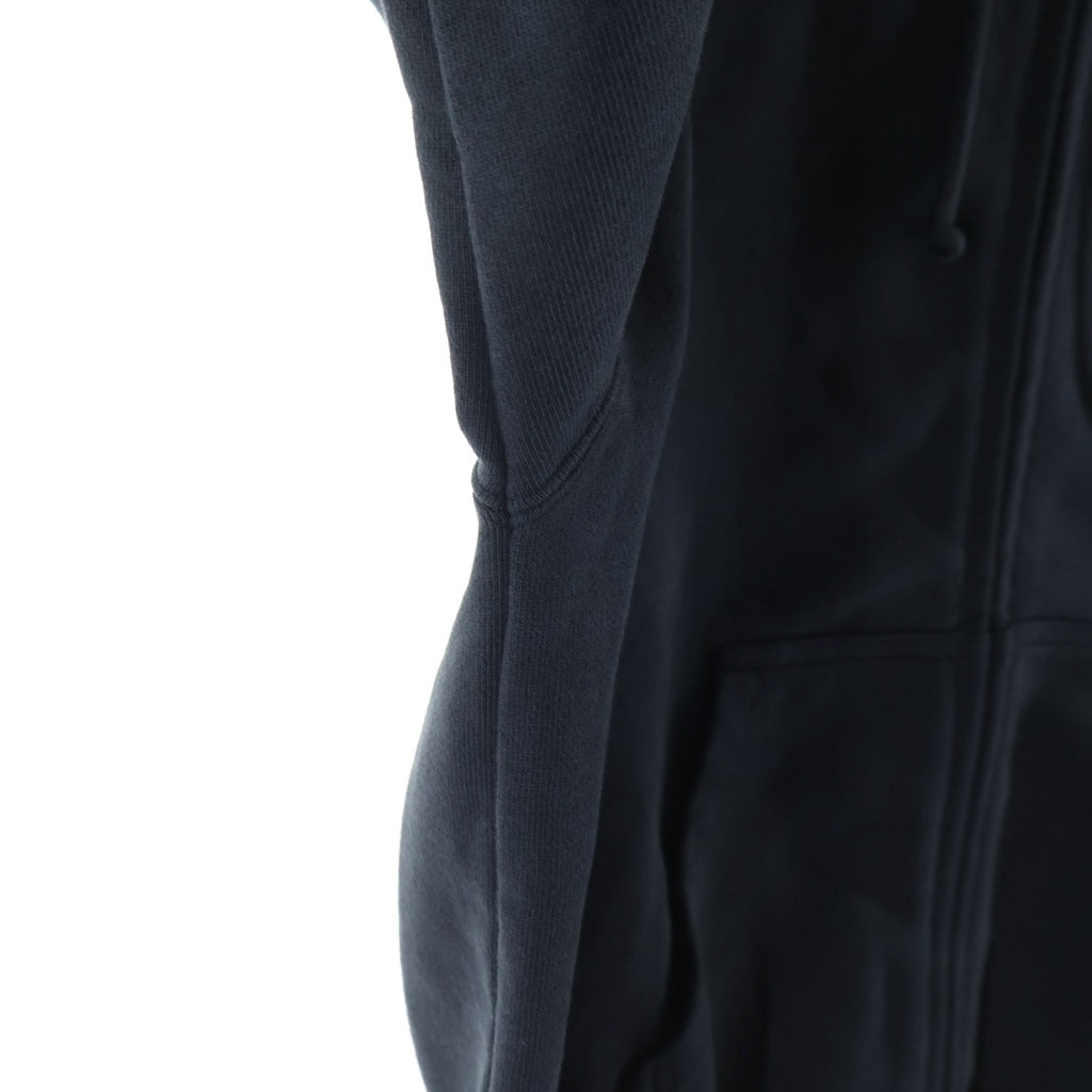 VETEMENTS ヴェトモン 25AW POLIZEI OVERSIZED ZIP HOODIE オーバーサイズ ジップアップ フーディ パーカー ブラック VETEMENTS(ヴェトモン) 25AW POLIZEI OVERSIZED ZIP HOODIE オーバー