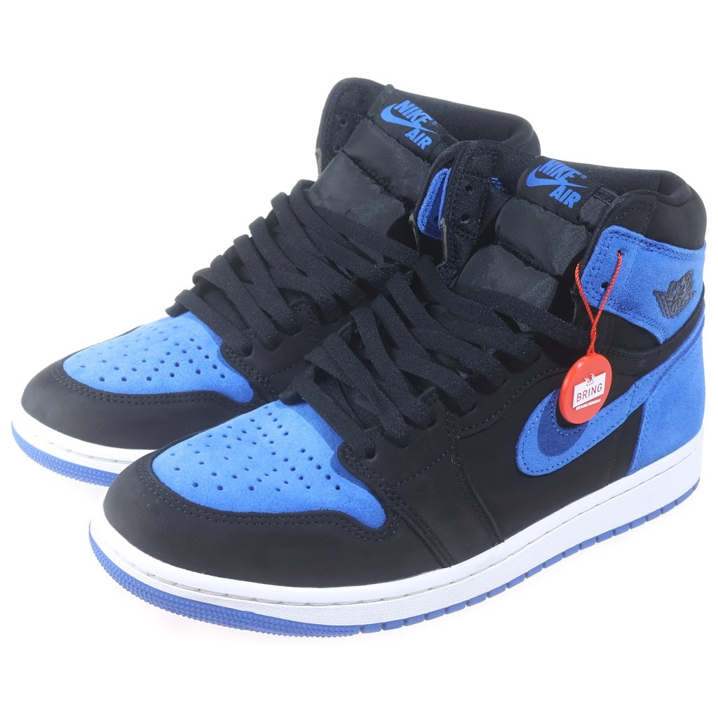 NIKE(ナイキ) Air Jordan 1 Retro High OG Royal Reimagined エアジョーダン1 ロイヤルリイマジンド ハイカットスニーカー US10.5/28.5cm DZ5485-042 ブラック/ブルー