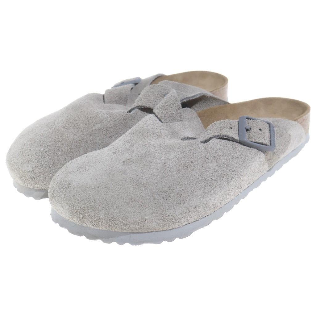 BIRKENSTOCK(ビルケンシュトック) Boston Stone Coin Leather Sandal ボストン ストーンコイン レザーサンダル スエードサンダル 1027751 ベージュ