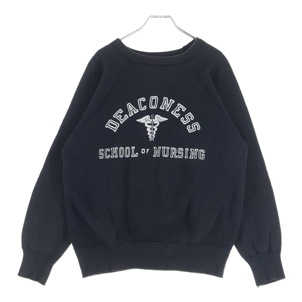 CHAMPION(チャンピオン) 60S VINTAGE ヴィンテージ ランタグ リバースウィーブ プリント スウェット チャコール