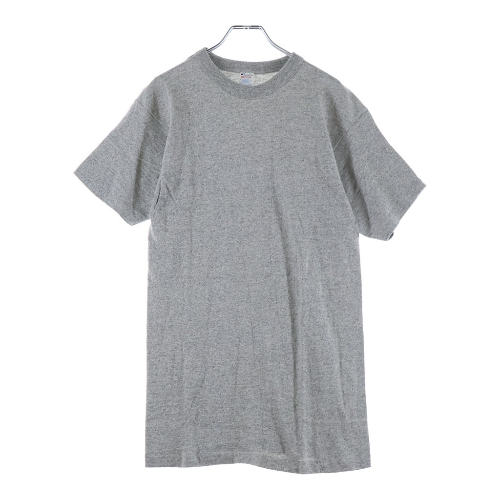 CHAMPION(チャンピオン) 80S VINTAGE ヴィンテージ USA製 無地 半袖Tシャツ カットソー グレー