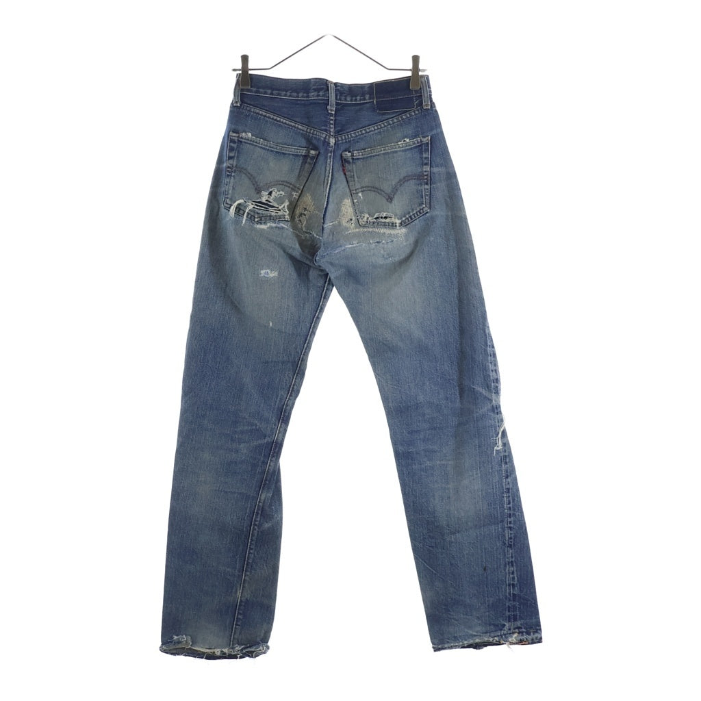 Levi's(リーバイス) 60S VINTAGE 前期 501 BIG E ヴィンテージ ボタン裏2 ボタンフライストレートデニムパンツ ブルー