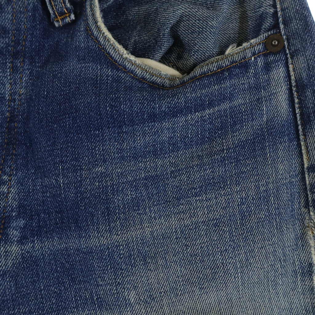 Levi's(リーバイス) 60S VINTAGE 前期 501 BIG E ヴィンテージ ボタン裏2 ボタンフライストレートデニムパンツ ブルー