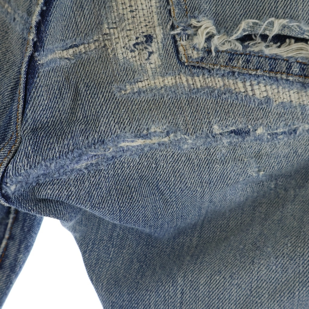 Levi's(リーバイス) 60S VINTAGE 前期 501 BIG E ヴィンテージ ボタン裏2 ボタンフライストレートデニムパンツ ブルー
