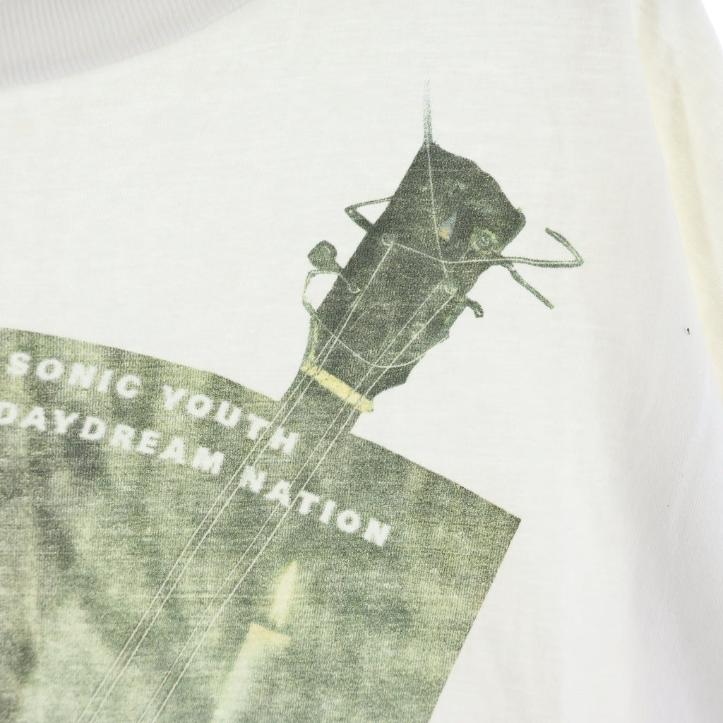 VINTAGE(ヴィンテージ) 80S Sonic Youth Daydream Nation T-Shirts ソニックユウス デイドリームネーション フロントプリントクルーネック半袖Tシャツ ホワイト